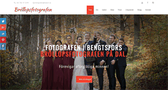 Desktop Screenshot of brollopsfotograf-dalsland.se